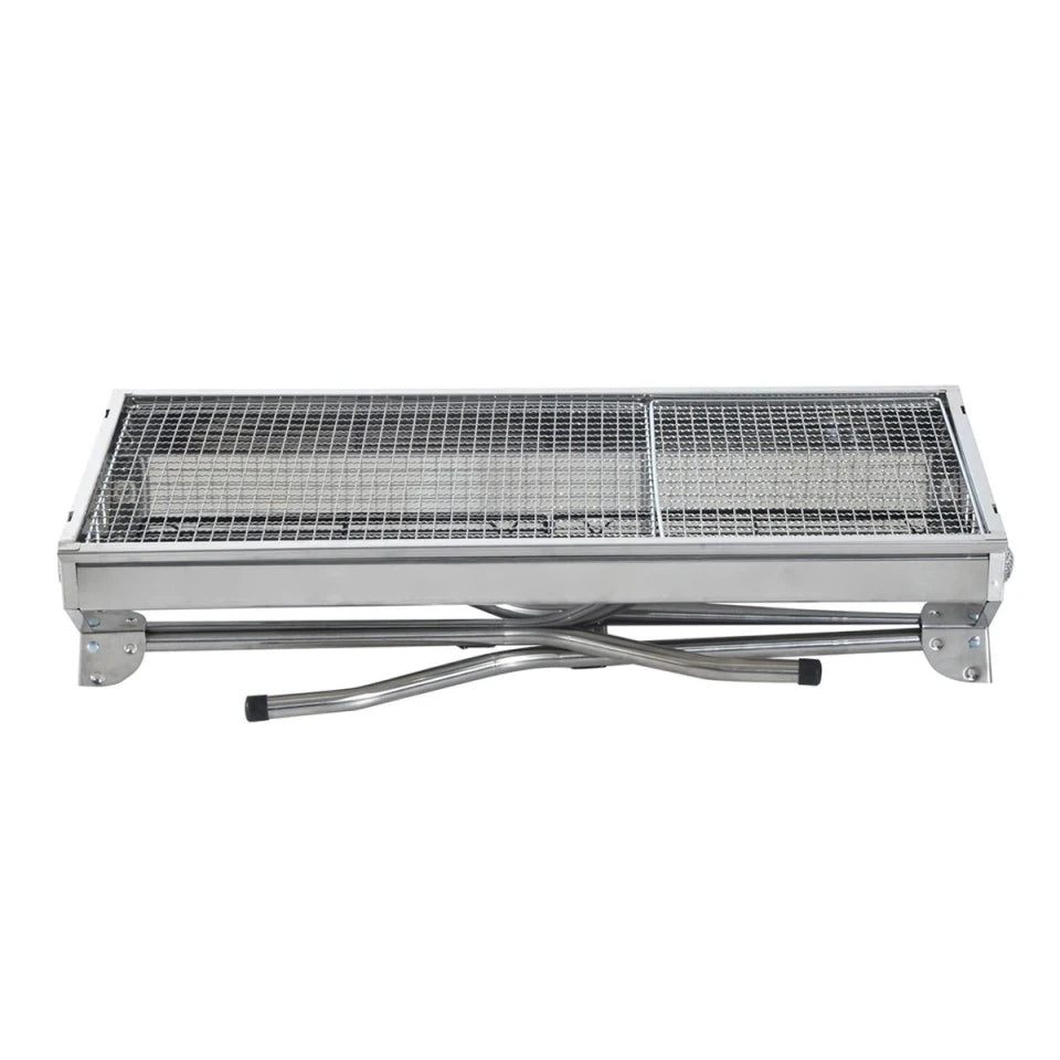 (🔥 HOT SALE! AHORA -30% DE DESCUENTO)  🔥🥩 Parrilla al carbón acero inoxidable modelo Sonora