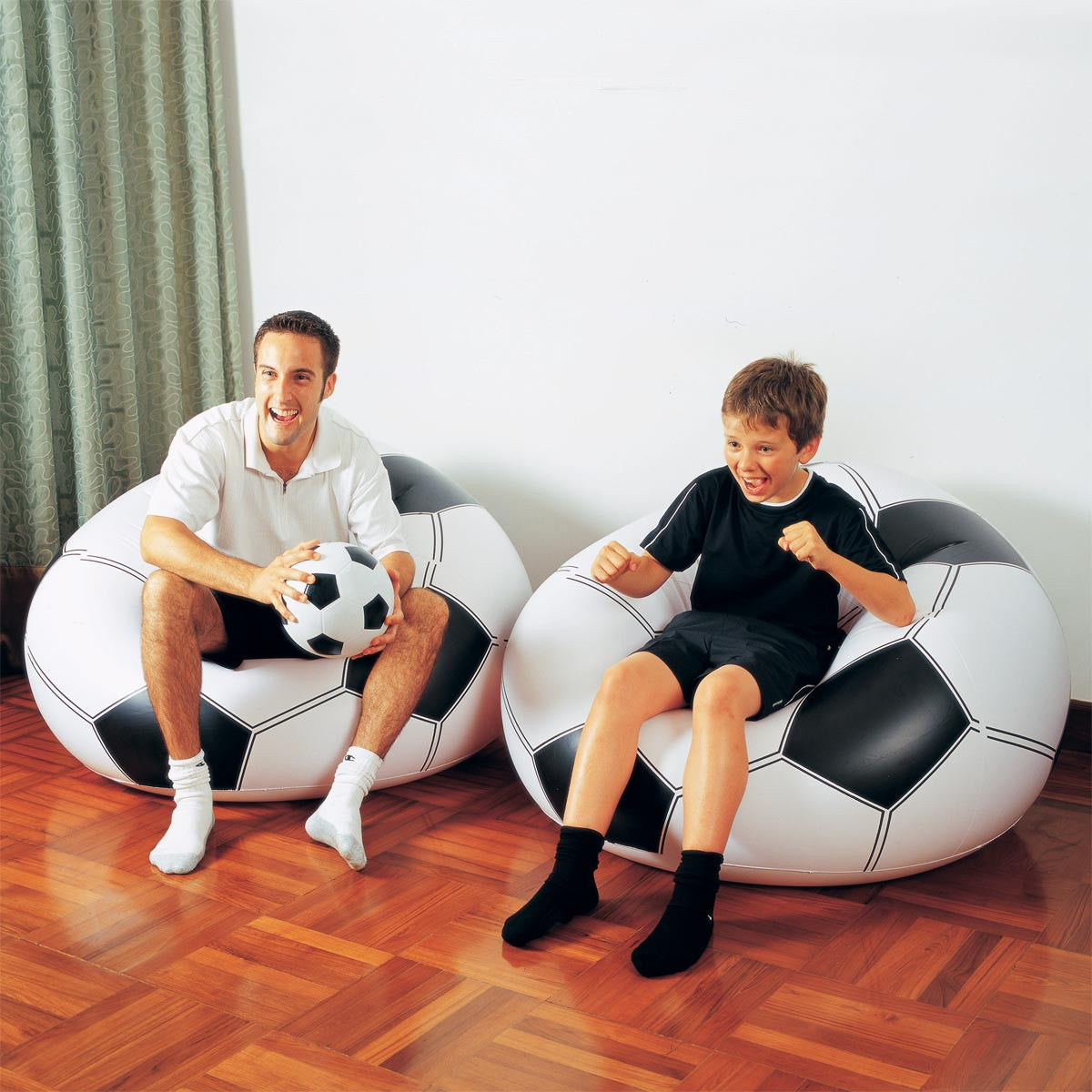 (🔥 HOT SALE! AHORA -30% DE DESCUENTO) ⚽ Sillón inflable tipo puff diseño de balón